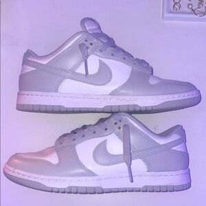 Nike Kids' Gray and White Sneakers